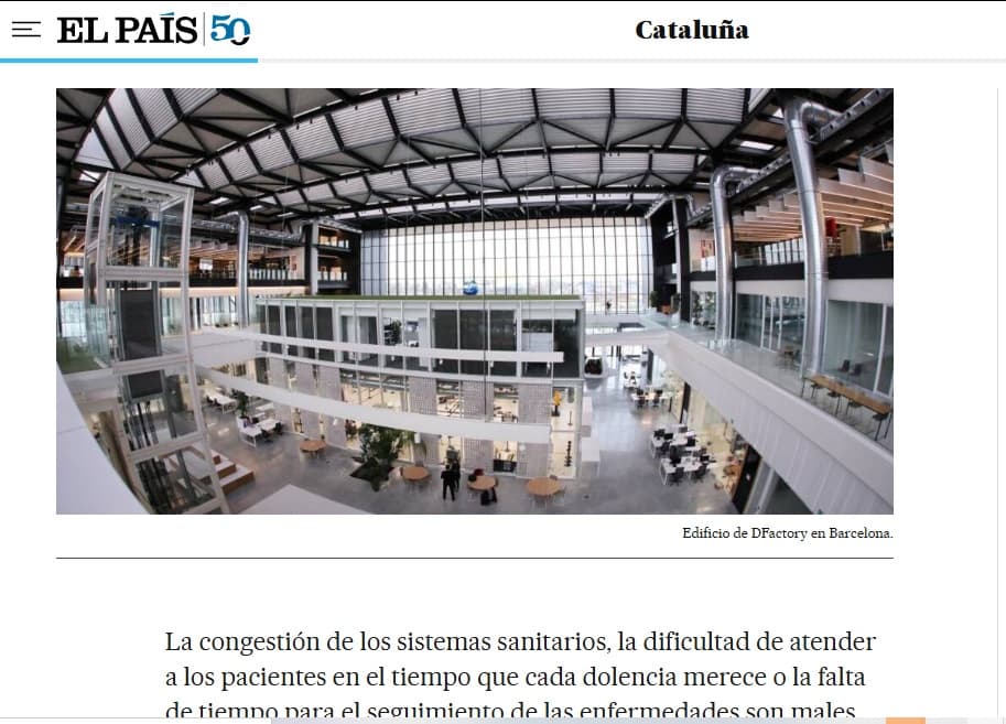 September 2022 | EL PAÍS highlights VDMHealth’s AI solutions for more efficient healthcare